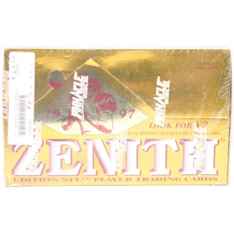 1997 Pinnacle Zenith Football Hobby Box (Reed Buy)