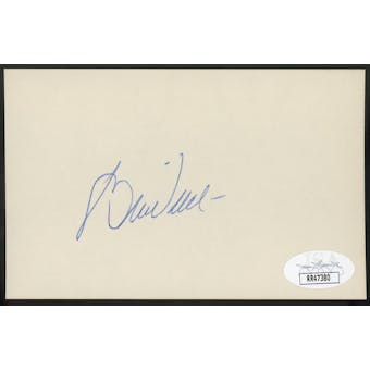 Bill Veeck Autographed Index Card JSA RR47380 (Reed Buy)