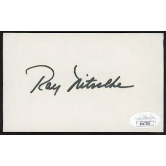 Ray Nitschke Autographed Index Card JSA RR47366 (Reed Buy)