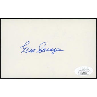 Gene Sarazen Autographed Index Card JSA RR47361 (Reed Buy)