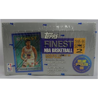 1995/96 Topps Finest Series 2 Basketball Hobby Box (Reed Buy)