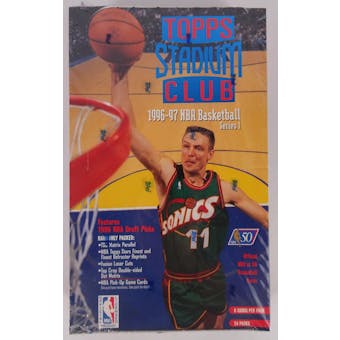 1996/97 Topps Stadium Club Series 1 Basketball 24 Pack Retail Box (Reed Buy)