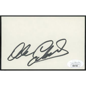 Dale Earnhardt Autographed Index Card JSA RR47503 (Reed Buy)