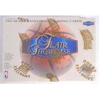 1997/98 Flair Showcase Basketball Hobby Box (Reed Buy)