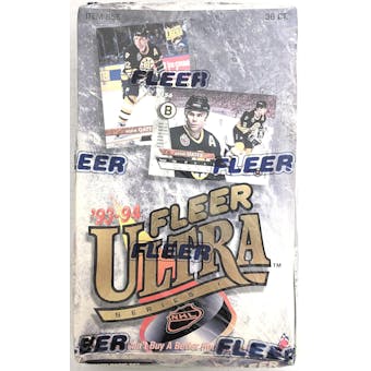 1993/94 Fleer Ultra Series 1 Hockey Hobby Box (Reed Buy)
