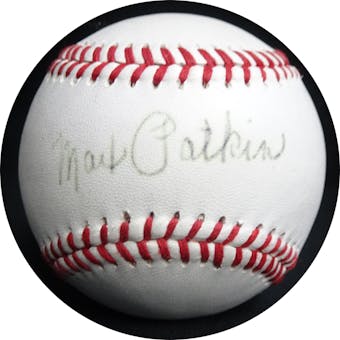 Max Patkin Autographed NL Mobley Baseball JSA RR92147 (Reed Buy)