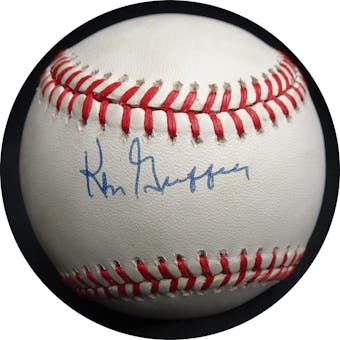 Ken Griffey Autographed NL White Baseball JSA RR92113 (Reed Buy)