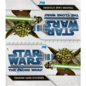 Star Wars Clone Wars Sticker Hobby Box (2008 Topps)