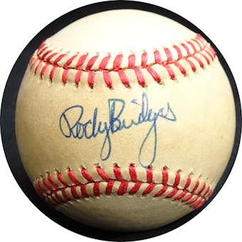 Rocky Bridges Autographed NL Feeney Baseball JSA RR92139 (Reed Buy)