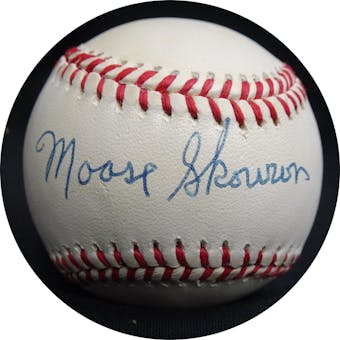 Moose Skowron Autographed AL Brown Baseball JSA RR92104 (Reed Buy)