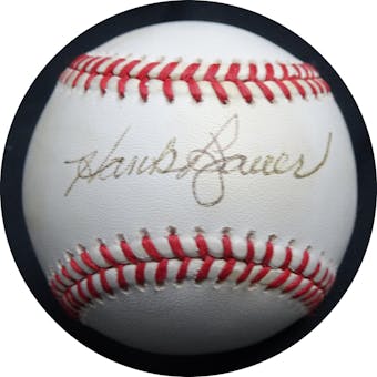 Hank Bauer Autographed AL Brown Baseball JSA RR92181 (Reed Buy)
