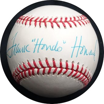 Frank ("Hondo") Howard Autographed AL Brown Baseball JSA RR92096 (Reed Buy)