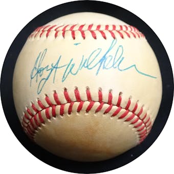 Hoyt Wilhelm Autographed NL Feeney Baseball JSA RR92091 (Reed Buy)