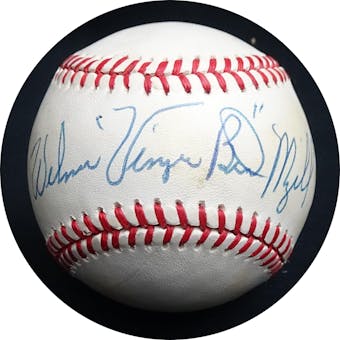 Wilmer ("Vinegar Bend") Mizell Autographed NL Giamatti Baseball JSA RR92086 (Reed Buy)