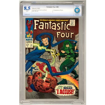 Fantastic Four #65 CBCS 8.5 (W) *7000860-AA-007*