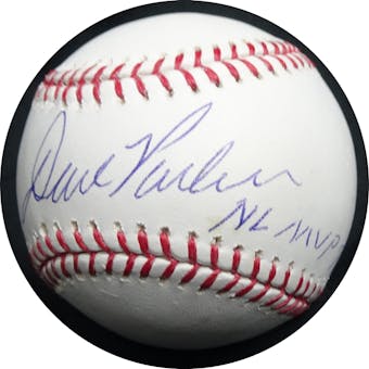 Dave Parker Autographed MLB Baseball (NL MVP 78) JSA RR47532 (Reed Buy)