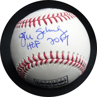John Schuerholz Autographed National Baseball HOF Baseball (HOF 2017) JSA RR47562 (Reed Buy)