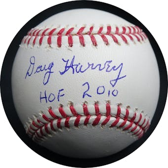 Doug Harvey Autographed MLB Baseball (HOF 2010) JSA RR47566 (Reed Buy)