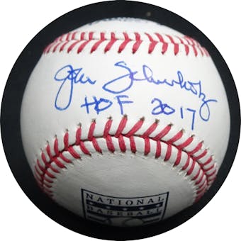 John Schuerholz Autographed National Baseball HOF Baseball (HOF 2017) JSA RR47565 (Reed Buy)