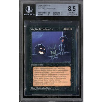 Magic the Gathering Italian Legends All Hallow's Eve BGS 8.5 (8.5, 8, 9, 9) *418