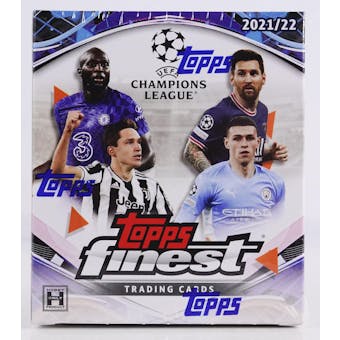 2021/22 Topps Finest UEFA Champions League Soccer Hobby Mini-Box