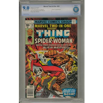 Marvel Two-In-One #30 CBCS 9.0 (W) *7004791-AA-009*