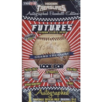 2008 TriStar Hidden Treasures Futures Autographed Baseball Hobby Box