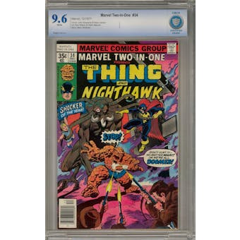 Marvel Two-In-One #34 CBCS 9.6 (W) *7006875-AA-014*