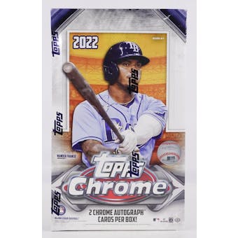 2022 Topps Chrome Baseball Hobby Box (PLUS 1 Silver Pack!)