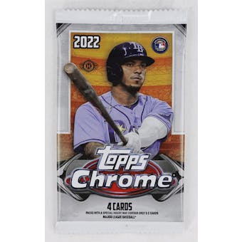 2022 Topps Chrome Baseball Hobby Pack