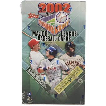 2002 Topps Opening Day Baseball Retail 36 Pack Box (Reed Buy)