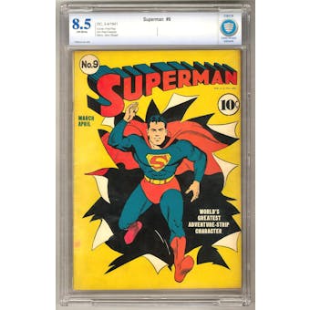 Superman #9 CBCS 8.5 (OW) *7008344-AA-006*