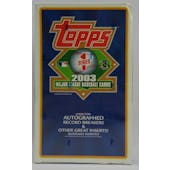 2003 Topps Series 1 Baseball 36 Pack Retail Box (Reed Buy)