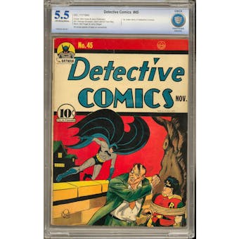 Detective Comics #45 CBCS 5.5 (OW-W) *7009302-AB-007*