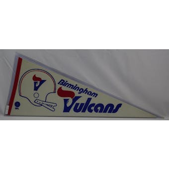 Vintage 1970s Birmingham Vulcans WFL Pennant (Reed Buy)
