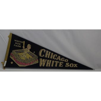 Vintage 1950s-60s Chicago White Sox MLB White Sox Park Pennant (Reed Buy)