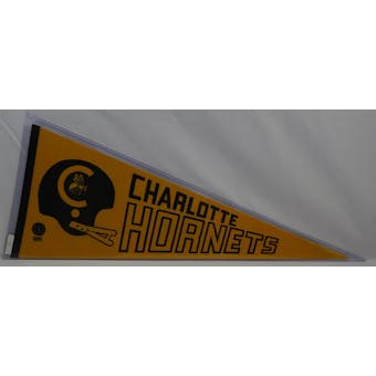 Vintage 1970s Charlotte Hornets WFL Pennant (Reed Buy)