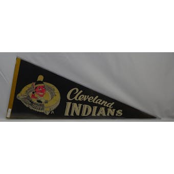 Vintage 1950s-60s Cleveland Indians MLB Chief Wahoo Pennant (Reed Buy)