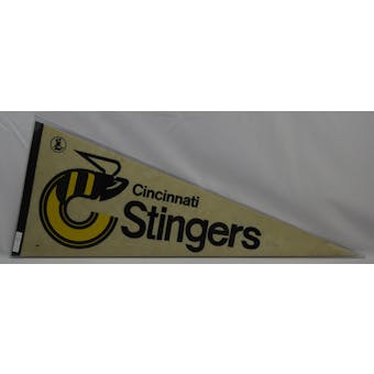 Vintage 1970s WHA Cincinnati Stingers Pennant (Reed Buy)