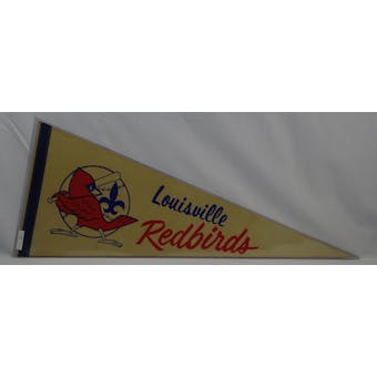 Vintage 1980s Louisville Redbirds Minor League Pennant (Reed Buy)