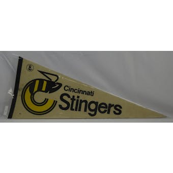 Vintage 1970s Cincinnati Stingers WHA Pennant (Reed Buy)
