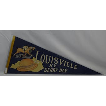 Vintage Louisville Kentucky Derby Day Pennant (Reed Buy)