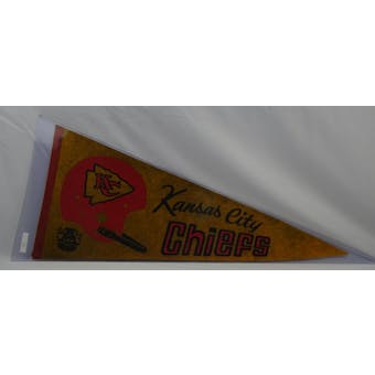Vintage 1960s-70s Kansas City Chiefs NFL Pennant (Reed Buy)