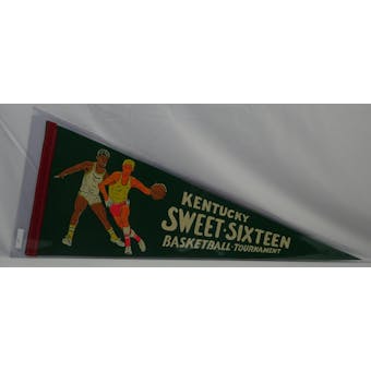 Vintage Kentucky Sweet Sixteen Basketball Tournament Pennant (Reed Buy)