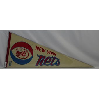 Vintage 1970s New York Nets ABA Pennant (Reed Buy)