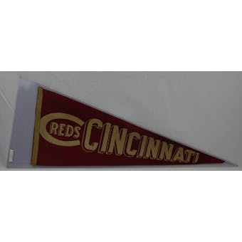 Vintage 1950s-60s Cincinnati Reds MLB Pennant (Reed Buy)