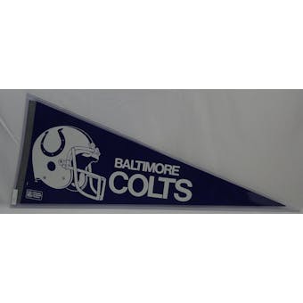 Vintage 1980s Baltimore Colts NFL Pennant (Reed Buy)