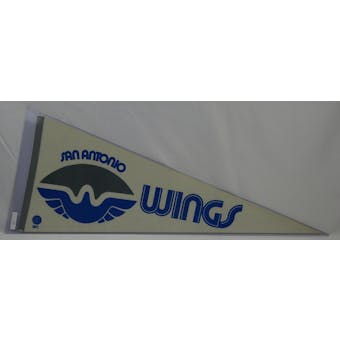 Vintage 1970s San Antonio Wings WFL Pennant (Reed Buy)