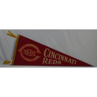 Vintage 1950s-60s Cincinnati Reds MLB Pennant (Reed Buy)