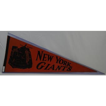 Vintage 1950s New York Giants MLB Polo Grounds Pennant (Reed Buy)